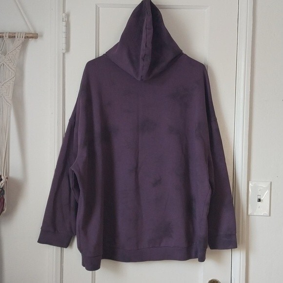 Guess Sweatshirt Purple Hoodie Tie Dye Size XL - Picture 2 of 6